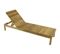 Bain de soleil Teck avec lames asymétriques - Rambla