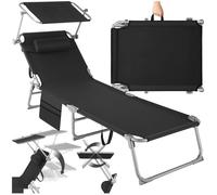 Bain de soleil pliable noir