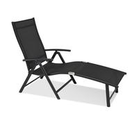 Bain de soleil Toulouse Garden Point en aluminium noir