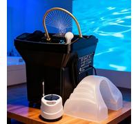 Bain De Tête Japonais/Spa Portable Thermostatique, Réservoir d'eau De 60 L,Équipement De Spa Capillaire,| Fumigation | Luminothérapie,Les Instituts De Beauté Et Les Salons Coiffure Noir