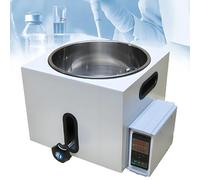 Bain d'eau avec chauffage numérique LED, contrôle de la température PID, doublure en acier inoxydable, capacité de 2 L pour expériences scientifiques et utilisation en laboratoire