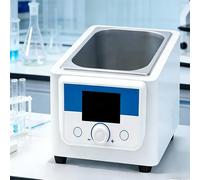 Bain d'eau de laboratoire, capacité de 5 L, température constante de 550 W, contrôle de la température PID, plage de temps : 1s-99 min59s, protection contre la surchauffe pour l'enseignement et la