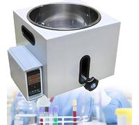 Bain d'eau de laboratoire thermostatique numérique avec contrôle PID, doublure en acier inoxydable, affichage LED pour une régulation précise de la température dans les applications de laboratoire