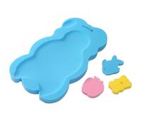 Bain d'éponge | Tapis de douche pour bébé | Coussin de réservoir de bain pour bébé | Support sans support pour bébé Girl Guys Care For The Home Bano Accessoires
