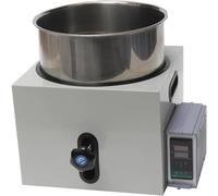 Bain d'huile/d'eau thermostatique numérique, chauffage électrique en acier inoxydable, RT 250 ℃, élévateur réglable, précision ± 1 ℃ pour laboratoire et usage commercial