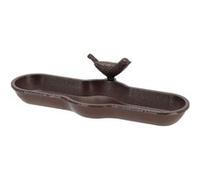 Bain d'oiseau en fonte - Marron - L 29,5 cm Brun G