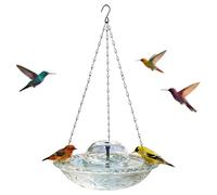 Bain d'oiseau Fontaine Cascade Claire Décorative pour Alimentation