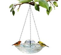 Bain d'oiseau Fontaine Cascade Claire Décorative pour Alimentation