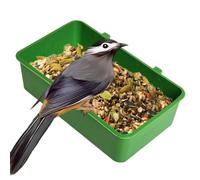 Bain D'oiseau Pour Animaux De Compagnie | Baignoire Épaisse Pour Perroquet Pour Bain D'oiseaux D'intérieur,cage À Oiseaux Baignoire De Salle De Bain Pour Petite Perruche Calopsitte Conure Perruche, 3
