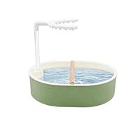Bain d'oiseau pour Cage - Alimenté par USB | Douche pour Oiseaux - pour inséparables, Cockatiels, Conures, perruches, perroquets Gris d'Afrique, Cages intérieures