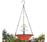 Bain d'oiseau solaire Grand bol esthétique à cascade