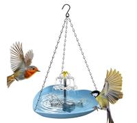 Bain d'oiseaux - Alimenté par l'énergie solaire en forme de cœur Résistant aux intempéries Pompe de fontaine solaire pour bain d'oiseaux - Pour aras, moineaux, perruches, perruches, cacatoès, Pi