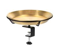 Bain d'oiseaux avec garde-corps, bain d'oiseaux sur le pont | Mangeoire à oiseaux de balcon - bac à oiseaux léger pour montage sur terrasse, bol d'oiseaux pour garde-corps extérieurs, t