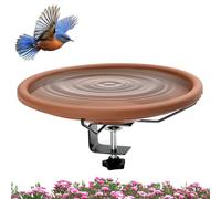 Bain d'oiseaux,Bassin Monté sur Terrasse Détachable - Grand Bassin Mangeoire pour Oiseaux | pour Colibri Perroquet Jardin Terrasse Porche Balcon Rampe Clôture Maison Appartement