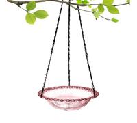 Bain d'oiseaux de Jardin, Bain d'eau pour Oiseaux, Support Métallique pour Nichoir à Fixer sur Fenêtre Balcon Grillage Clôture Arbre Cour Patio Pelouse pour Observer la Nature