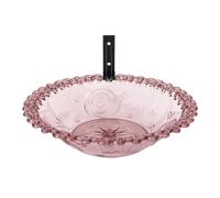 Bain d'oiseaux de jardin - Bol pour oiseaux à montage sur arbre pour l'extérieur, bassin d'eau transparent à suspendre de 22,9 cm, mangeoire résistante aux intempéries pour terrasse, balcon