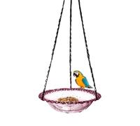 Bain d'Oiseaux de Jardin | Mangeoire à Oiseaux avec Point d'Eau - Maison Décorative Suspendue Résistante pour Observation d'Oiseaux, Jardin, Balcon, Garde-Corps, Clôture, Arrière-Cour, Fenêtre, Porche