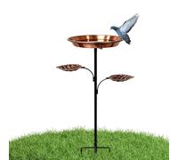 Bain d'Oiseaux d'Extérieur | Abreuvoir Vintage Stable et Résistant aux Intempéries - Grand Support pour Bain d'Oiseaux | Pour Volière Pinsons Perruches Moines Jardin Maison Cour Aménagement Paysager P
