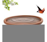 Bain d'oiseaux d'extérieur | Bol Amovible résistant aux intempéries | à Eau pour Oiseaux - pour Balcon, Balustrade, clôture, Cour, Patio, Porche, Maison, Appartement, Ferme, Perruche, Pinson