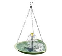 Bain d'oiseaux extérieur à énergie solaire en forme de cœur résistant aux | Baignoire avec pompe de fontaine solaire pour arbre piscine piscine patio perruches nymphes perroquets splendides