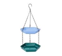 Bain d'oiseaux Extérieur,Mangeoire pour Oiseaux Sauvages de Jardin | Abreuvoir pour Moineaux De Terrasse | pour Moineau Rouge-Gorge Merlebleu Extérieur Patio Balcon Cour Nature