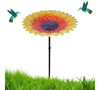 Bain d'oiseaux - Mangeoire pour oiseaux en plein air - Bol d'insertion de fleurs en métal - Fontaine à eau sans haute performance pour l'extérieur - Bol décoratif - Rustique - Décoration de cour ou de