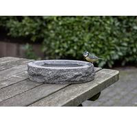 Bain d'oiseaux Ovale en Granit