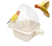 Bain d'oiseaux pour Cage - Bain de Coquin, de Bain d'oiseaux, de Bain d'oiseaux, Boîte de Douche pour Myna - Amateurs de calopsittes