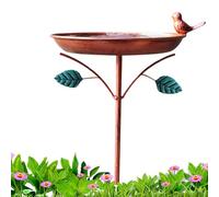 Bain D'Oiseaux Pour Extérieur - Abreuvoirs et Mangeoires pour Oiseaux Sauvages - Mangeoire Et Abreuvoir Vintage En Bol Autoportant, Art De Jardin Pour Décoration Extérieure, Terrasse, Pelouse Et Patio