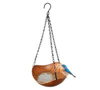 Bain d'oiseaux pour extérieur, résistant aux intempéries, élégant bol d'eau | Bain d'oiseaux de jardin et bassin d'eau pour terrasse, cour, balcon, cour et arrière-cour, rouge-gorges, mousseaux
