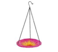 Bain D'oiseaux, Réflexions De Lumière Dynamiques, 20x20x38cm, Mangeoire À Oiseaux, Mangeoire Pour Animaux De Compagnie, Réglage Pratique De La Hauteur, | Pour Pelouse, Cour, Patio, Faune, Balcon Extér