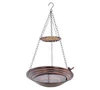 Bain d'oiseaux sur Porche - Bain d'oiseaux extérieur | Mangeoire pour Oiseaux de Jardin, pour Cour, Patio, Balcon, Cour, Colibri, Oiseau Bleu, Amoureux de la Nature, ornithologues Amateurs