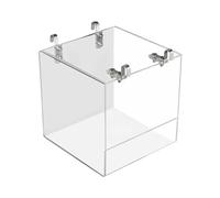 Bain d'oiseaux suspendu - Douche portative pour tube de baignoire pour perroquet avec crochets | Boîte de bain d’oiseaux en acrylique | Bol Cage accessoire pour petit oiseau canari perruche perroquets