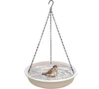 Bain d'oiseaux suspendu pour jardin, mangeoire à oiseaux, à suspendre, avec crochets en métal, mangeoire pour oiseaux, jardin, arrière-cour, arbres