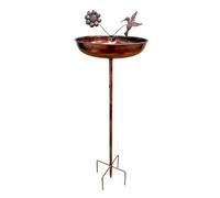 Bain d'oiseaux Utilisation Extérieure - Gamelle D'abeille Lourd De 84 cm | Avec Piquet De Terre Boissons pour Extérieur,Colibri Jardin Terrasse Pelouse Ferme