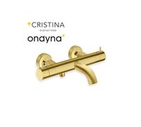 Bain douche thermostatique or brosse - CRISTINA ONDYNA TV15796P