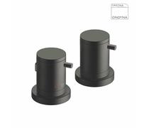 BAIN DOUCHE TRIVERDE SUR GORGE THERMOSTATIQUE 2 SORTIES BLACKMAT - CRISTINA ONDYNA XT14213