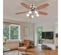 Ventilateur de plafond Jerry 130 cm avec éclairage GLOBO