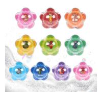 Bain Lettres Et Chiffres - ABS 5.5cm 10 Pièces | Imperméable Flottant Animal Éducatif Lavage Jouet Kit | Didactique Douche Bassin Jeu pour Fillettes Garçons Salle-de-Bain Piscine Plage