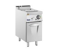 Bain-marie - 3 000 W - GN 1/2 - GN 1/3 - robinet - meuble bas (40 x 73 cm) - Royal Catering RCEBM-40/700C