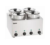 Bain Marie à Sauce Professionnel 4 x 3,5 L Bartscher Multicolore G