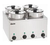 Bain Marie à Sauce Professionnel 4 x 3,5 L Bartscher Multicolore G