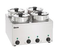 Bain Marie à Sauce Professionnel 4 x 3,5 L Bartscher Multicolore G