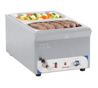 Bain-marie avec robinet de vidange GN 1/1-150 mm CBMV150