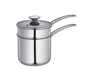 Bain Marie Casserole haute avec couvercle Inox KUCHENPROFI