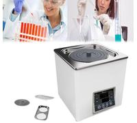 Bain-marie de laboratoire Boîte de bain-marie de laboratoire anti-brûlure à sec Chauffage thermostatique numérique Capacité de 3 L pour l'école de laboratoire,1Hole