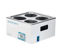 Bain Marie de Laboratoire Numérique, Thermostat Chauffant PID avec Protection Anti Marche à Sec, Cuve en Acier Inoxydable pour Chauffage Scientifique, Incubation, Équipement Matériel Labo WB-4