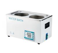 Bain Marie de Laboratoire Numérique, Thermostat Chauffant PID avec Protection Anti Marche à Sec, Cuve en Acier Inoxydable pour Chauffage Scientifique, Incubation, Équipement Matériel Labo WB-2