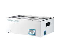 Bain Marie de Laboratoire Numérique, Thermostat Chauffant PID avec Protection Anti Marche à Sec, Cuve en Acier Inoxydable pour Chauffage Scientifique, Incubation, Équipement Matériel Labo WB-6