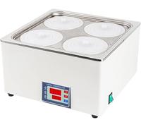 Bain-Marie De Laboratoire Thermostatique Numérique Chauffe-Bain électrique 1200w 6 Pots Chauffage Scientifique Bain-Marie De Laboratoire Thermostatique avec Fonction De Mise Hors T, 4 Pots